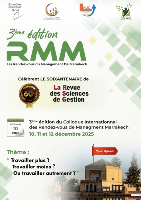  3ᵉ édition des Rendez-vous du Management de Marrakech